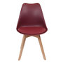Voir la diapositive 6 : The Home Deco Factory 2 Chaises design scandinaves rembourrées Cocooning