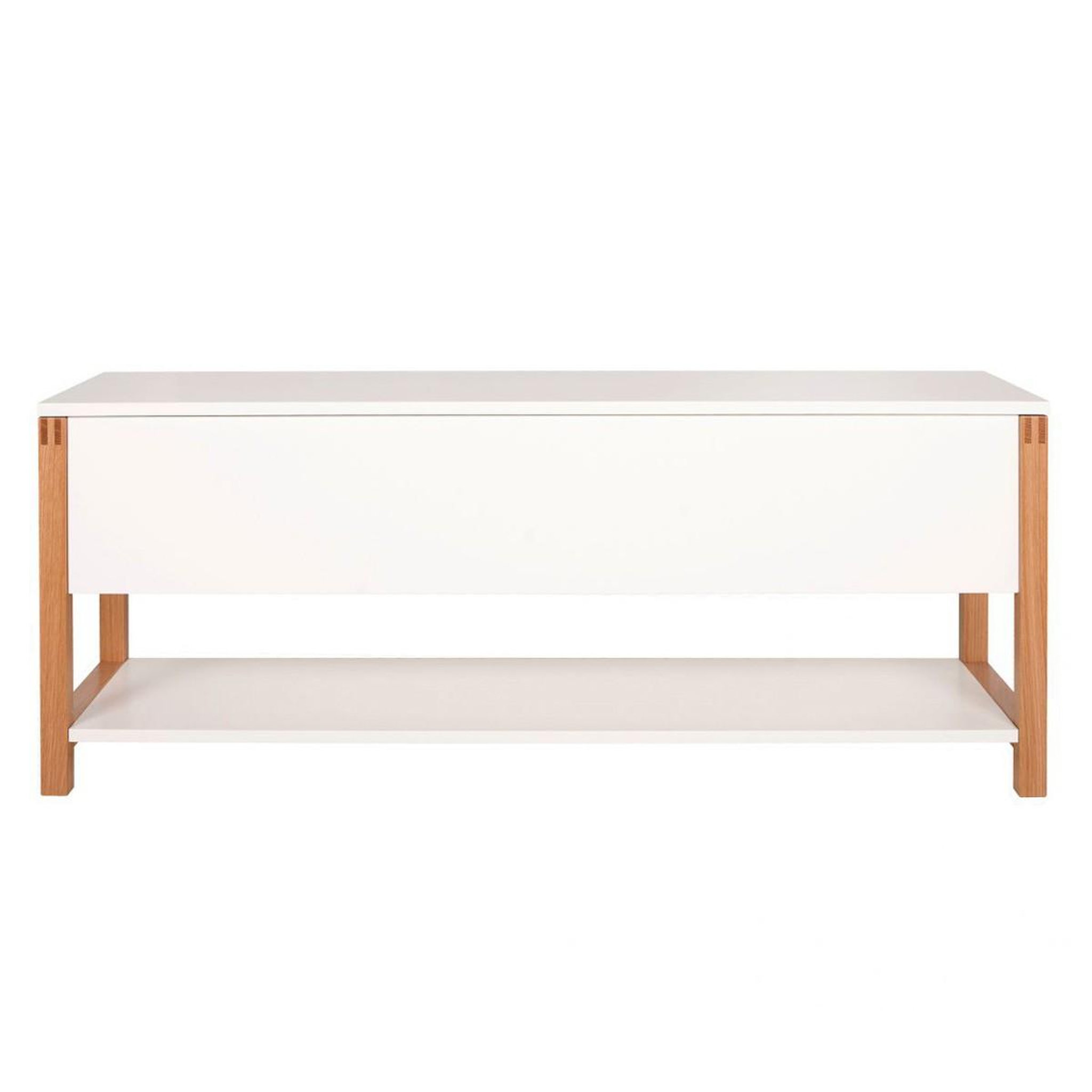 Paris Prix Banc de rangement design  northgate  120cm chêne & blanc