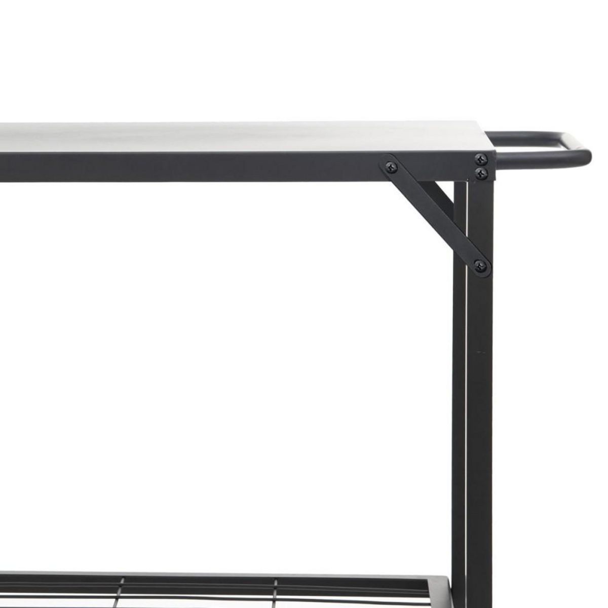 ATMOSPHERA Desserte plancha 90x58x75 coloris noir