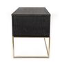 Voir la diapositive 3 : Paris Prix Bureau Design  Pimlico  130cm Charbon
