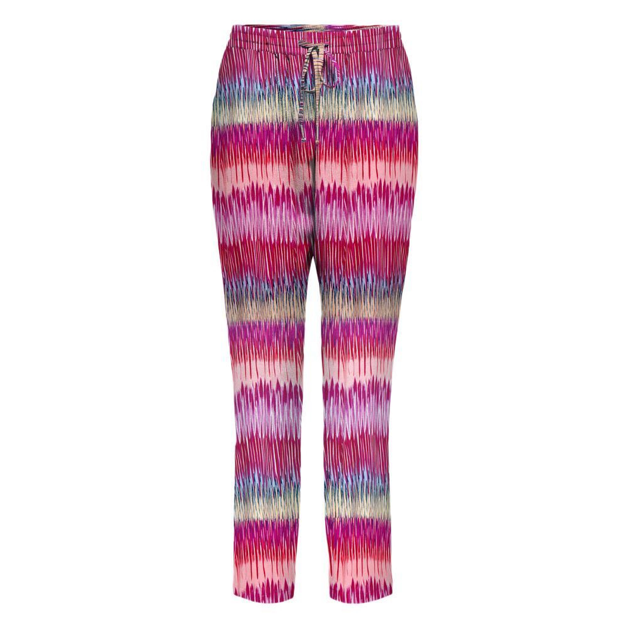 Only Pantalon Rose/Marine à Motifs Femme Only 15222230. Coloris disponibles : Bleu