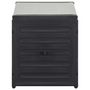 Voir la diapositive 3 : VIDAXL Armoire a dechets de jardin Gris 85x34x40 cm