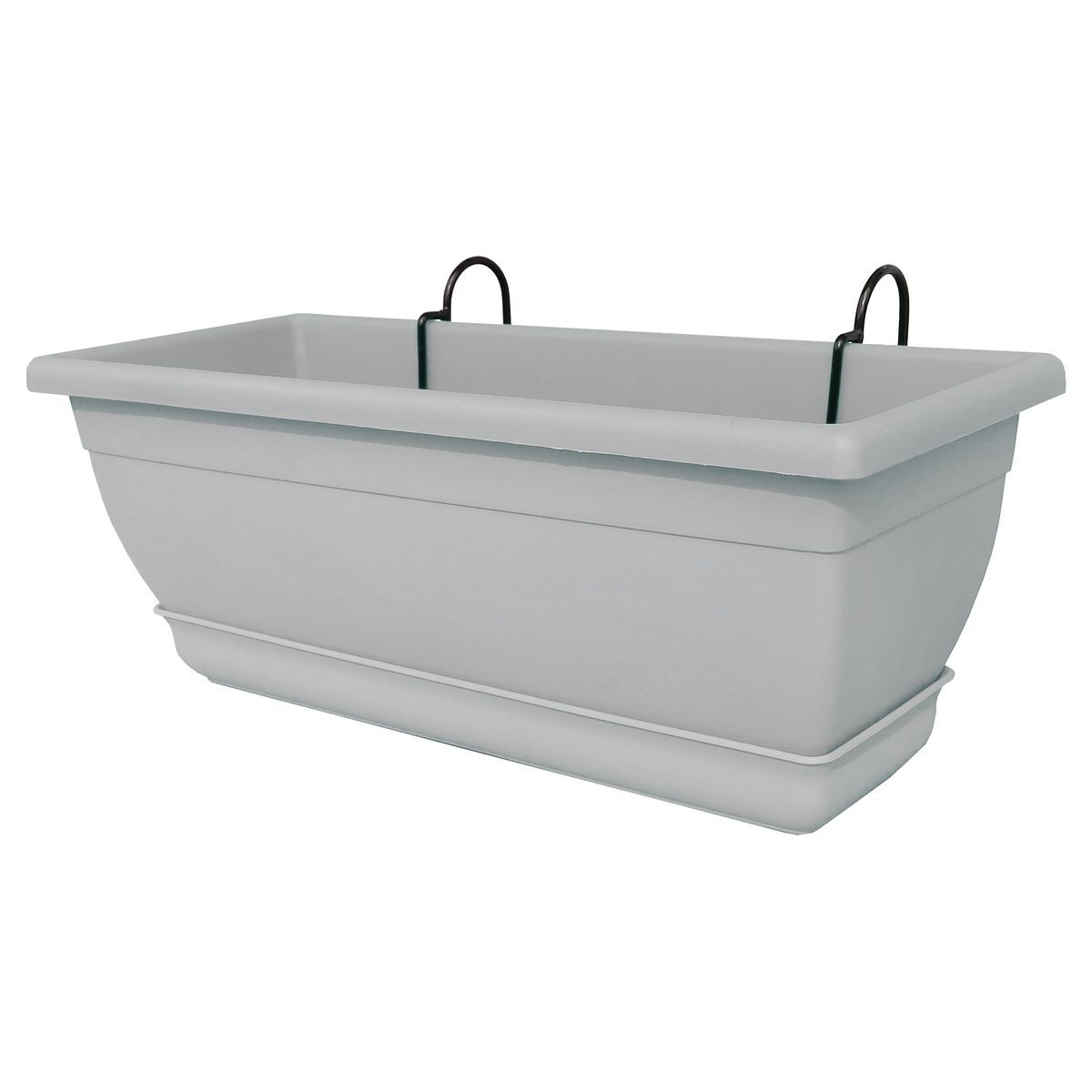 Telcom BALCONNIERE + SUPPORT 50CM GRIS CLAIR