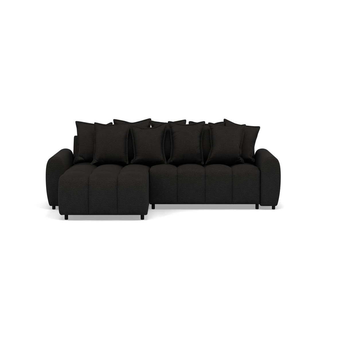 LISA DESIGN Adelaide - canapé d'angle réversible 4 places en tissu texturé