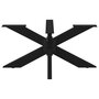 Voir la diapositive 3 : VIDAXL Pied de table basse forme d'araignee noir 98x58x(42-43) cm