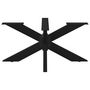 Voir la diapositive 3 : VIDAXL Pied de table basse forme d'araignee noir 98x58x(42-43) cm