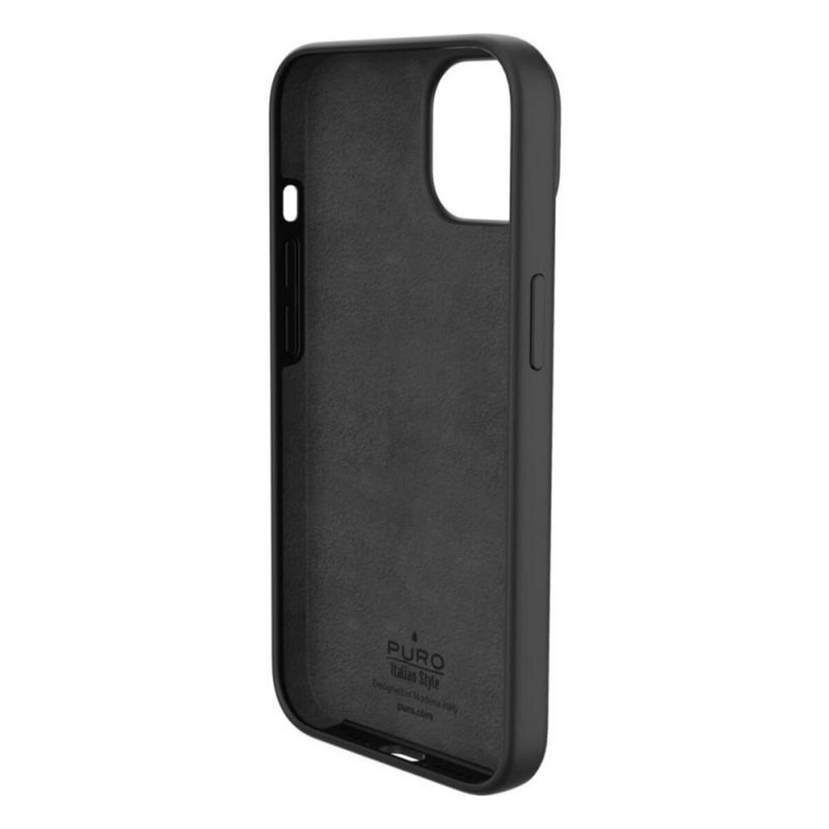 Puro Coque silicon Puro Icon pour iPhone 14 Plus Noir