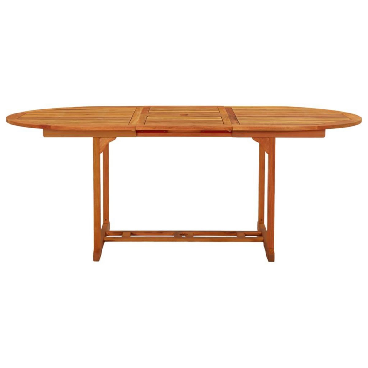 VIDAXL Table de jardin 200x100x75 cm Bois d'eucalyptus solide