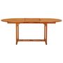 Voir la diapositive 2 : VIDAXL Table de jardin 200x100x75 cm Bois d'eucalyptus solide