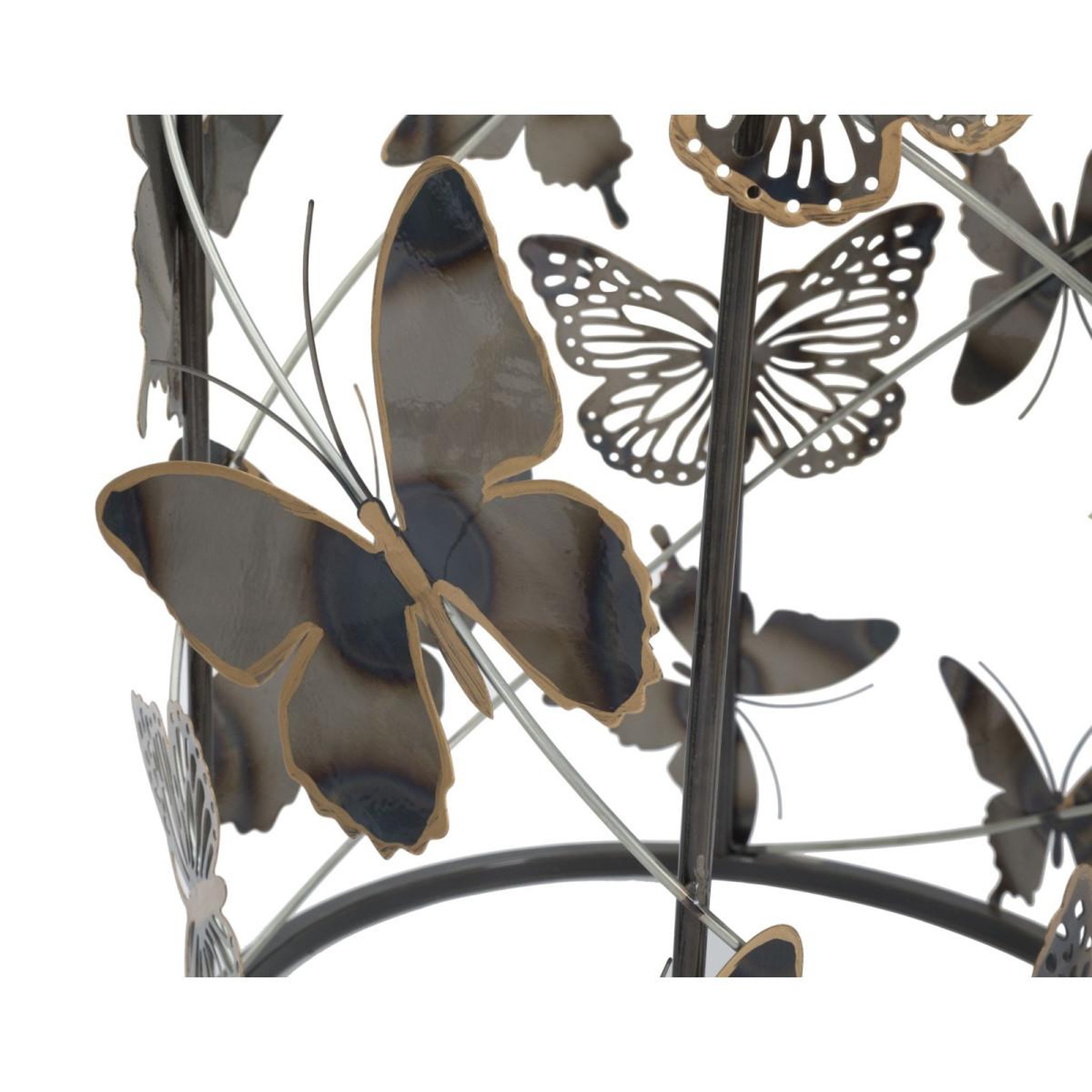 Voir la diapositive 4 : Paris Prix Lot de 2 tables d'appoint  butterfly  55cm multicolore