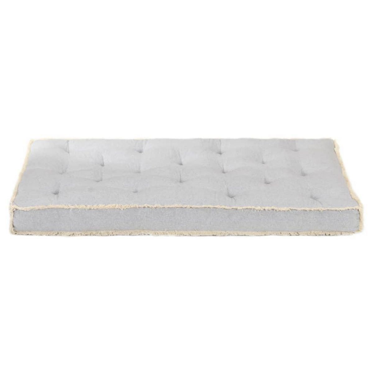 VIDAXL Coussin de canape palette Gris 120x80x10 cm