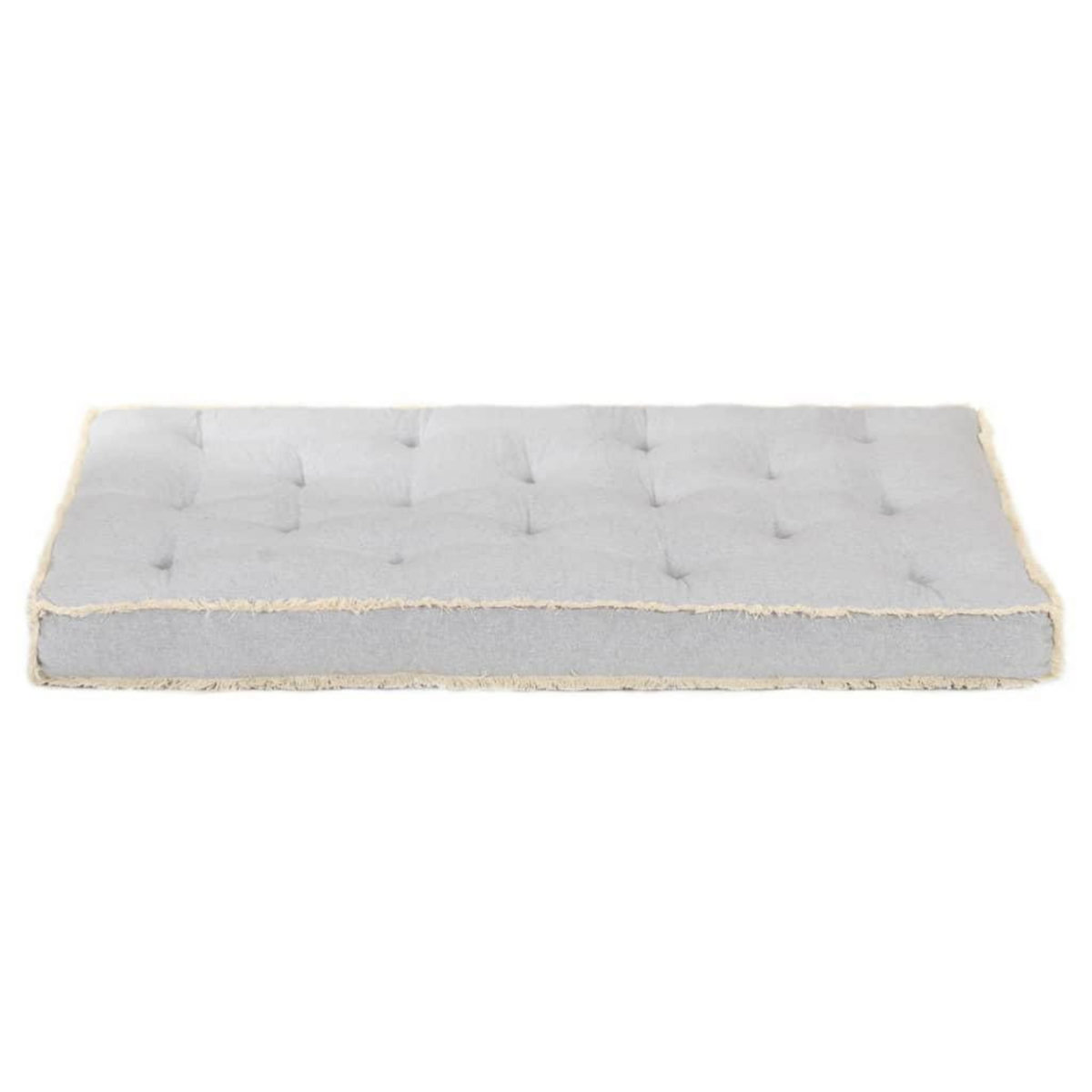 VIDAXL Coussin de canape palette Gris 120x80x10 cm
