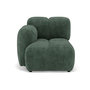 Voir la diapositive 1 : LISA DESIGN Grace - module d'assise gauche en velours texturé