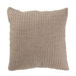 Paris Prix Coussin Déco Lignes  Teddy  45x45cm Gris