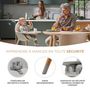 Voir la diapositive 5 : KINDERKRAFT Chaise Haute Fini