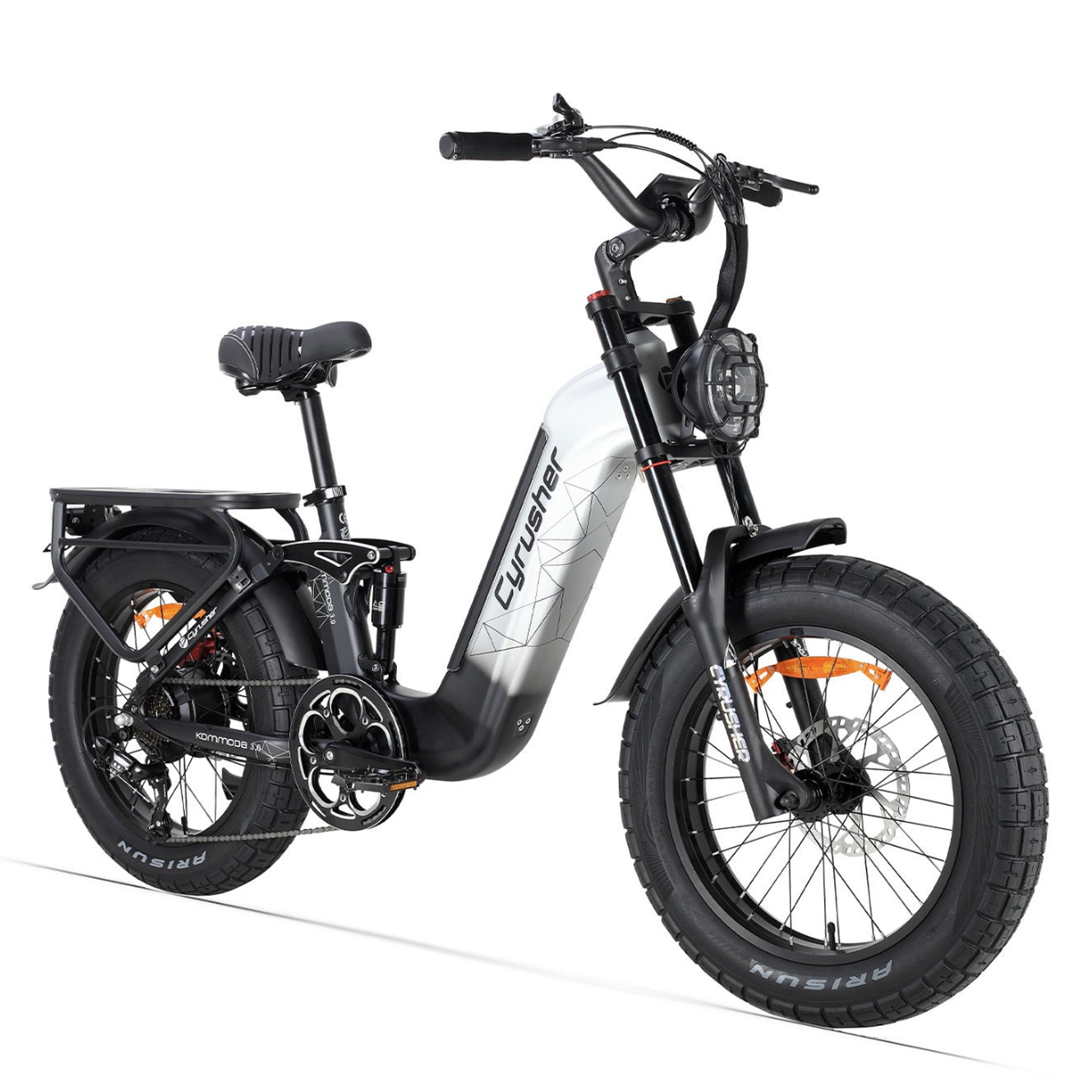 Voir la diapositive 2 : CYRUSHER Vélo électrique Fat Bike Cyrusher Kommoda 3.0