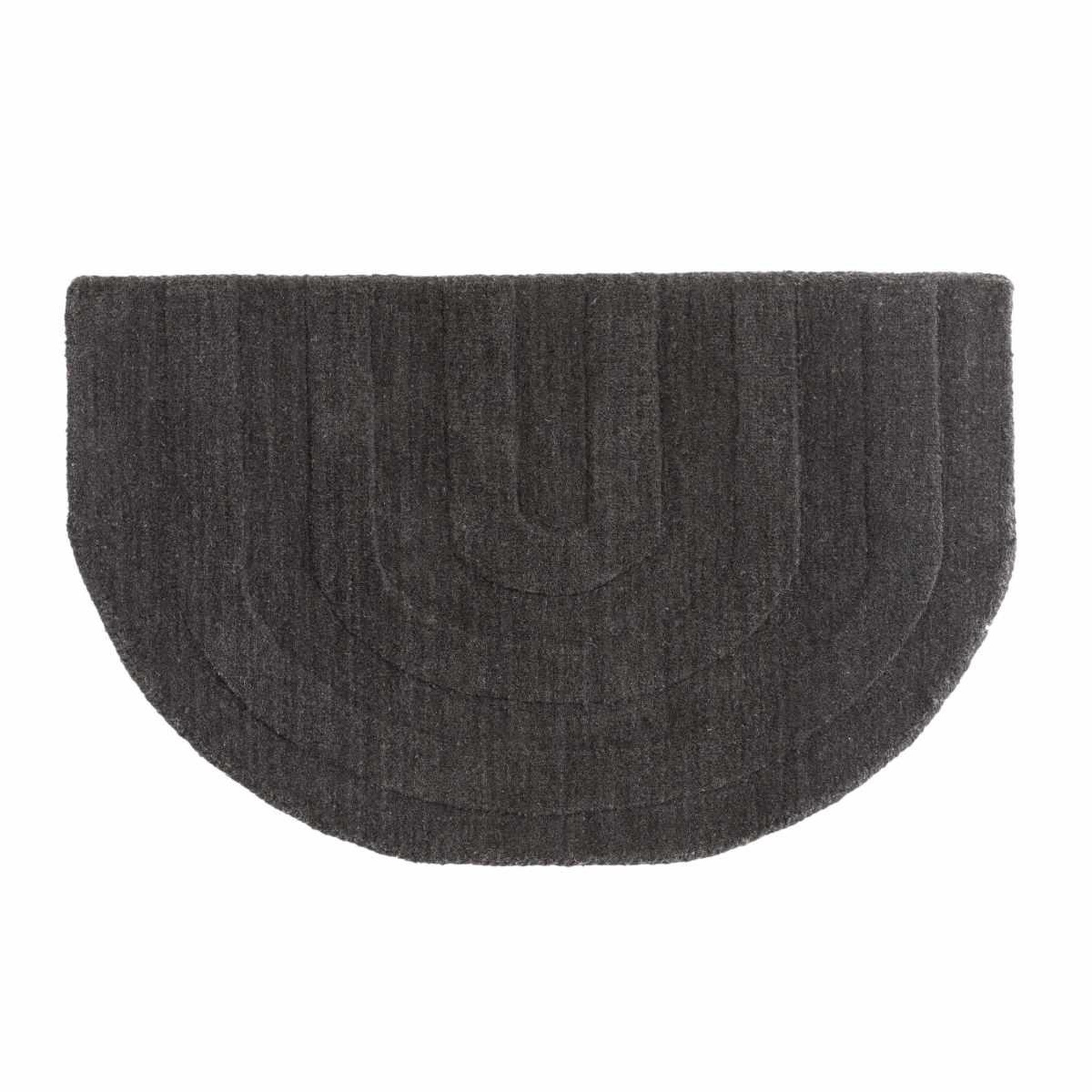 Paris Prix Tapis demi-rond  nora  50x80cm gris
