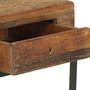 Voir la diapositive 4 : VIDAXL Table de chevet 40 x 35 x 40 cm bois de recuperation massif