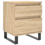 Voir la diapositive 5 : VIDAXL Tables de chevet 2 pcs chene sonoma 40x35x50 cm bois ingenierie