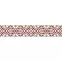 HABITABLE Crédence adhésive design en PVC Noémie - L. 200 x l. 40 cm - Rouge