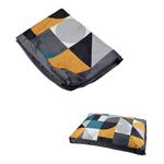 Paris Prix Housse de Coussin pour Chien & Chat  Géo  80cm Anthracite