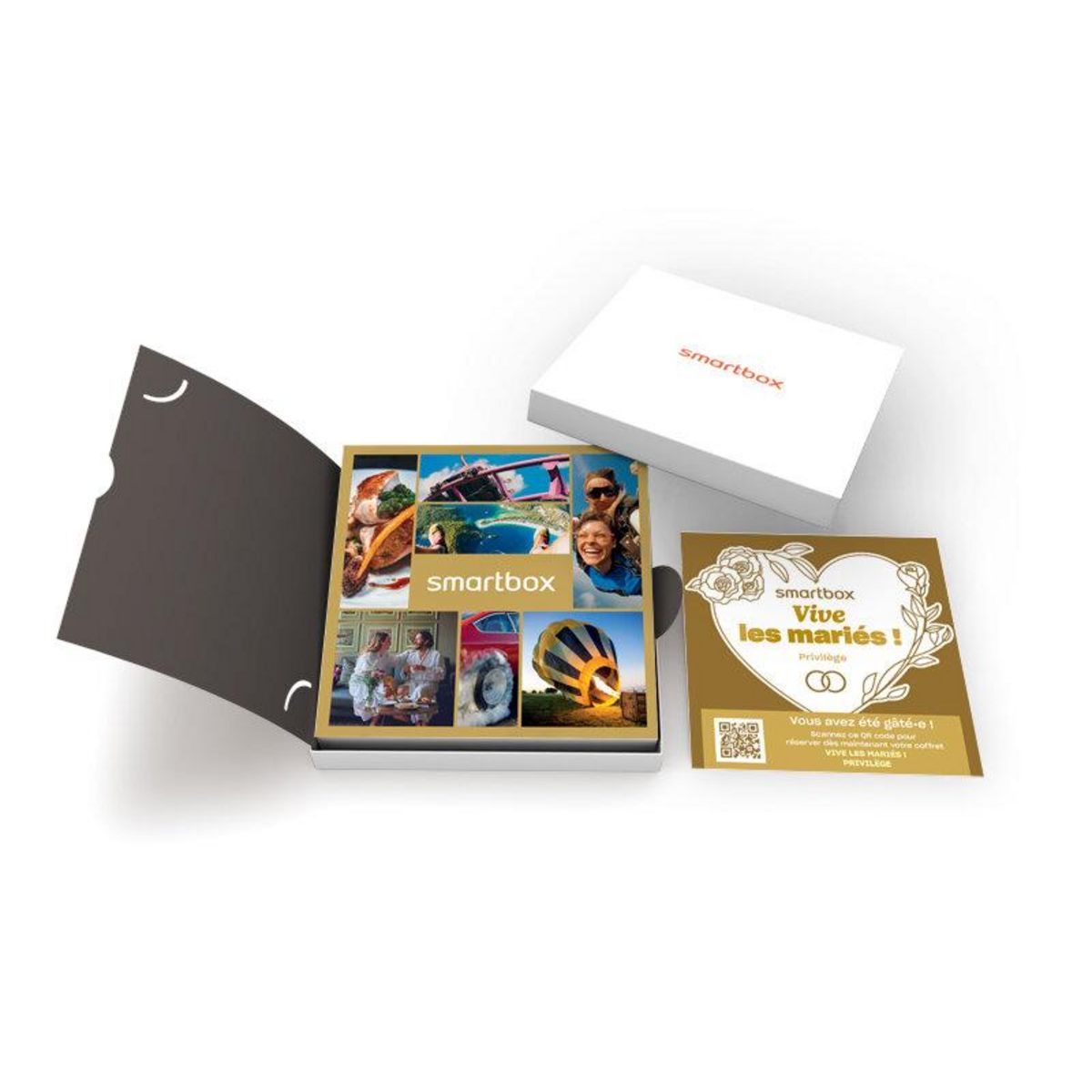 Smartbox Vive les mariés ! Privilège - Coffret Cadeau Multi-thèmes