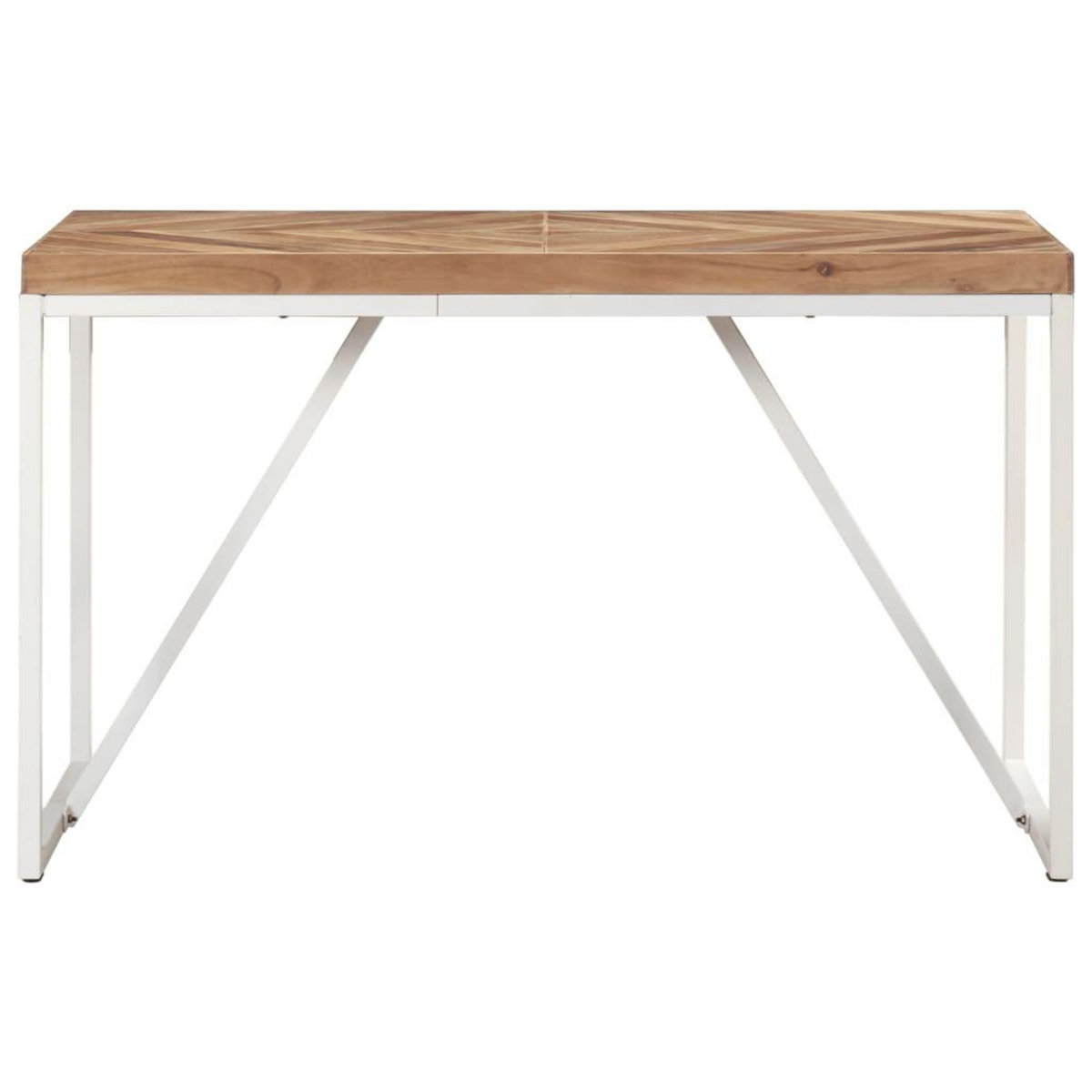 VIDAXL Table a manger 120x60x76 cm Bois massif d'acacia et de manguier