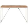 Voir la diapositive 2 : VIDAXL Table a manger 120x60x76 cm Bois massif d'acacia et de manguier