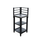 SWEEEK Cuisine extérieure en acier L48.5cm avec 2 étagères de rangement