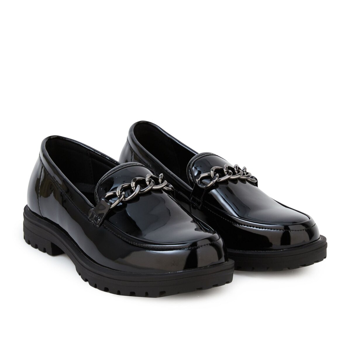 INEXTENSO Chaussures noires fille pas cher Auchan.fr