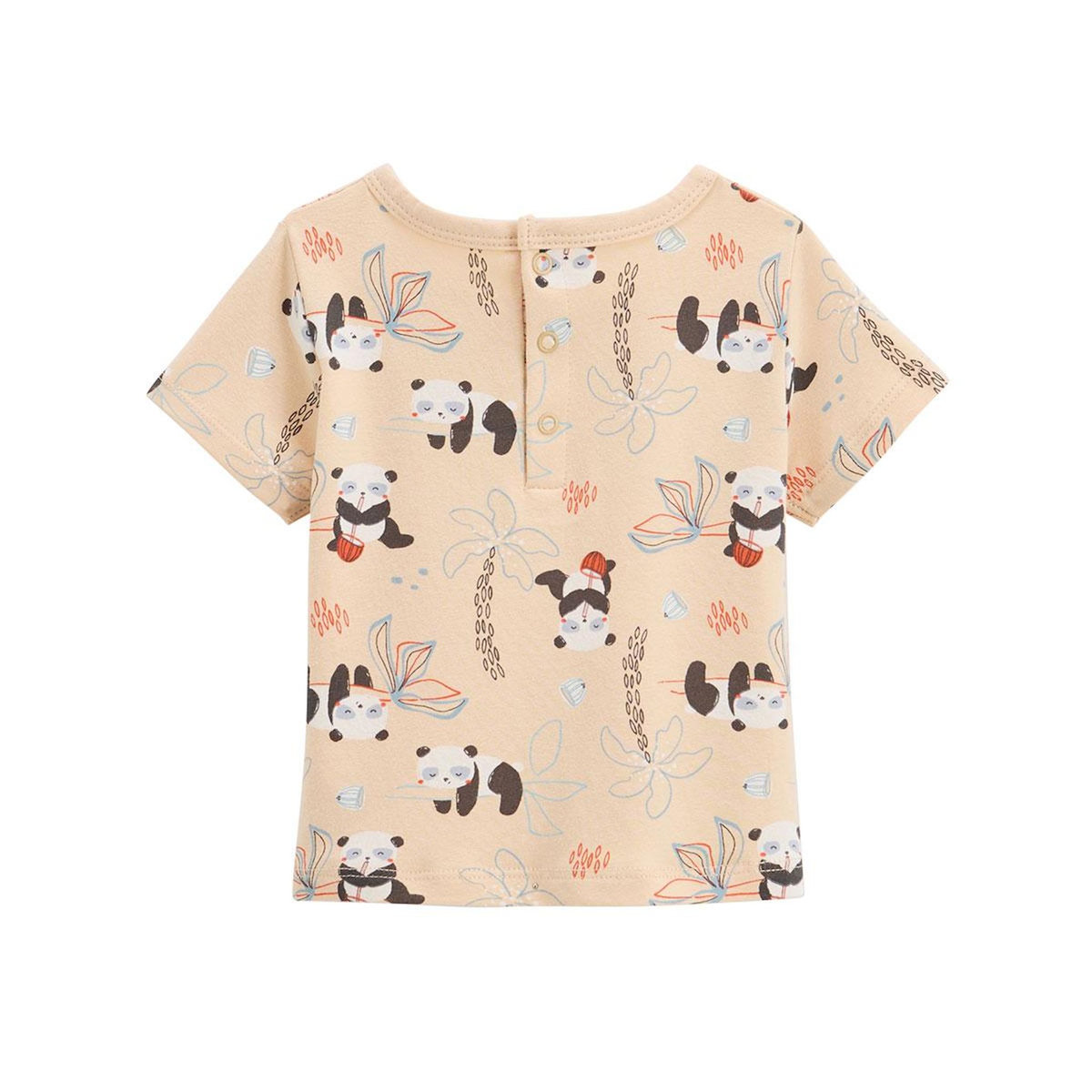 Petit Béguin Ensemble salopette bébé et t-shirt Bento