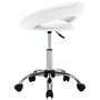 Voir la diapositive 4 : VIDAXL Chaise pivotante a manger Blanc Similicuir