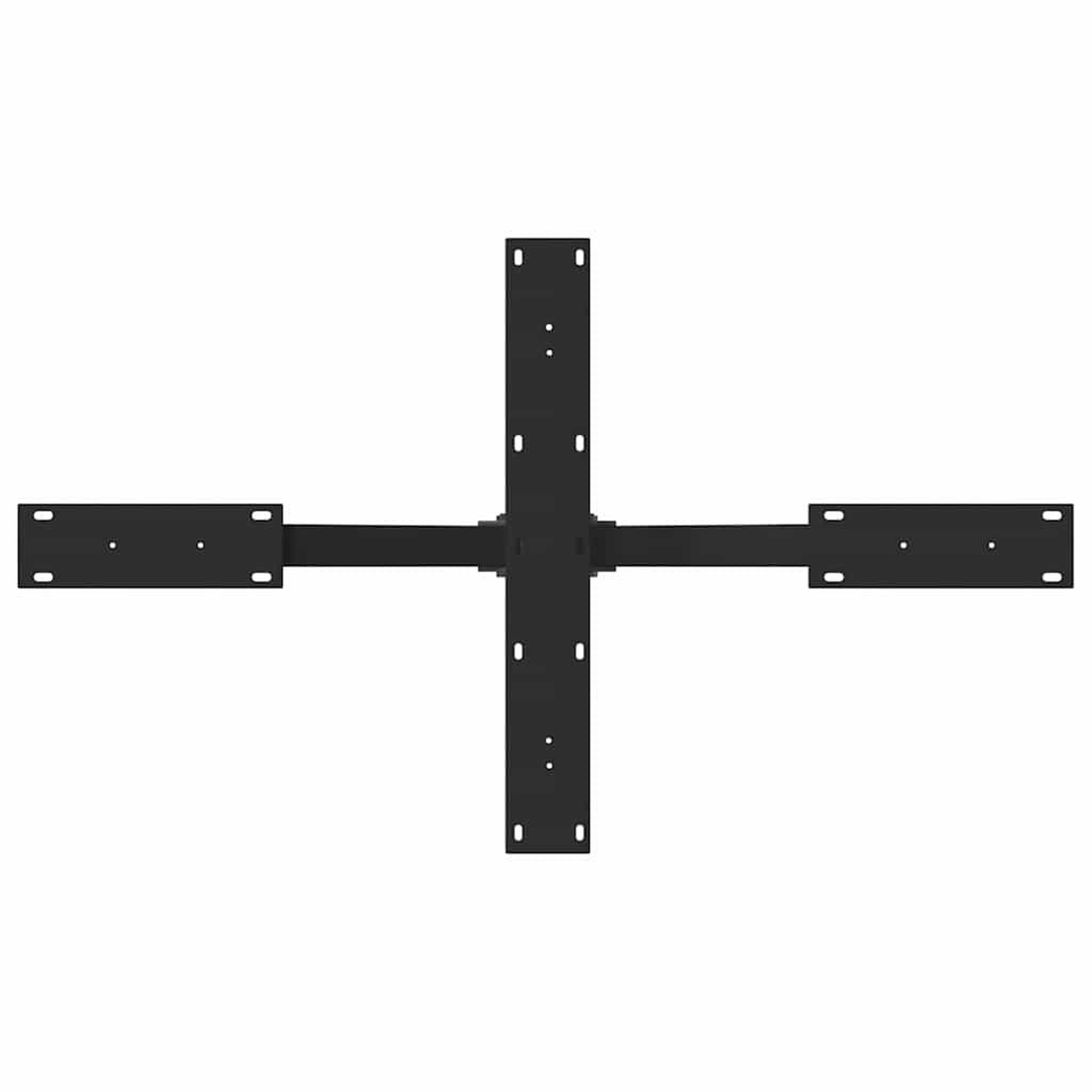 Voir la diapositive 5 : VIDAXL Pied de table basse forme d'araignee noir 98x58x(42-43) cm