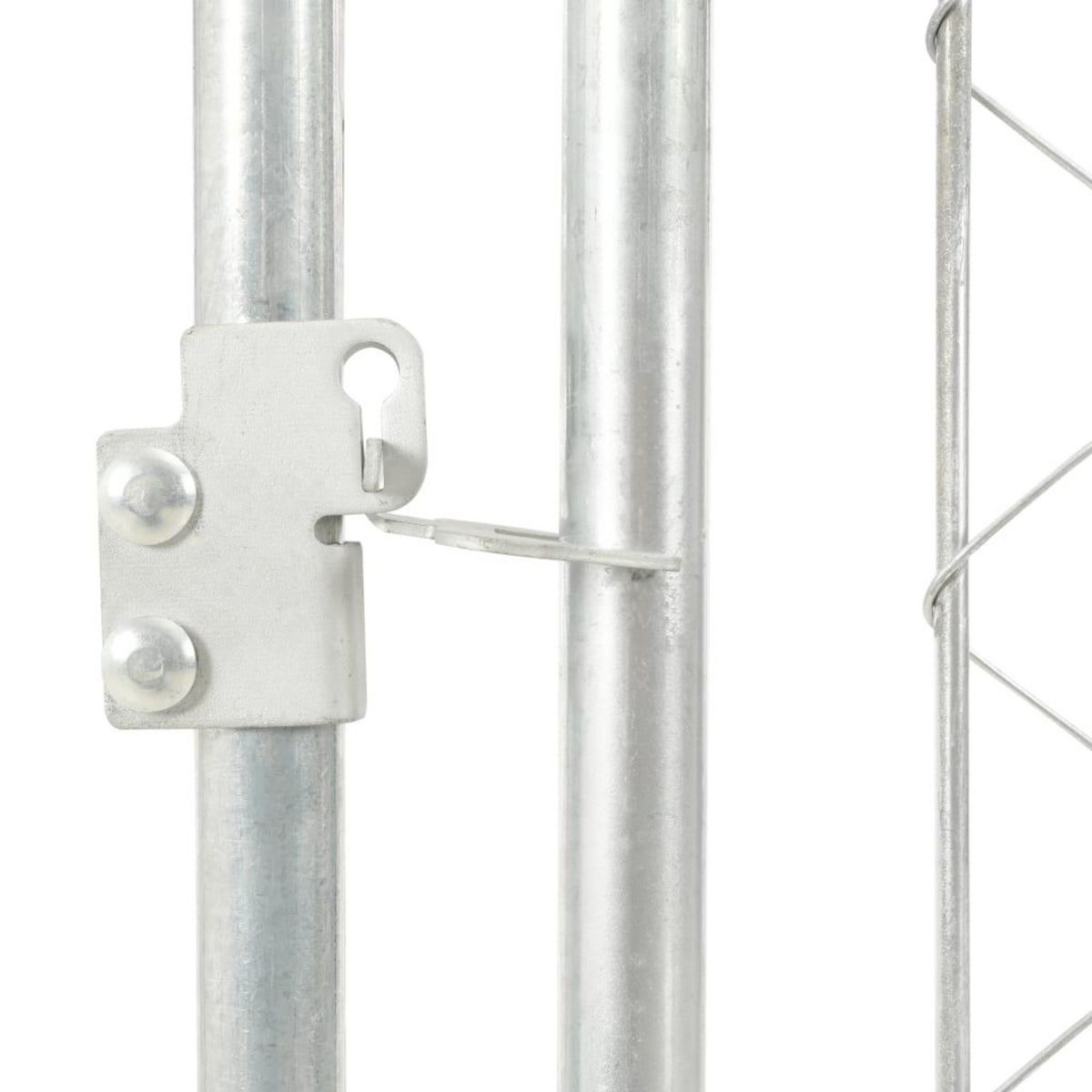 VIDAXL Chenil exterieur avec toit pour chiens 200 x 200 x 135 cm