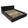 Voir la diapositive 3 : BEST MOBILIER Swan - lit coffre - 180x200 cm - sommier inclus - en velours côtelé grosses côtes