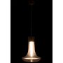 Voir la diapositive 3 : Paris Prix Lampe Suspension en Verre  Vito  34cm Transparent & Or