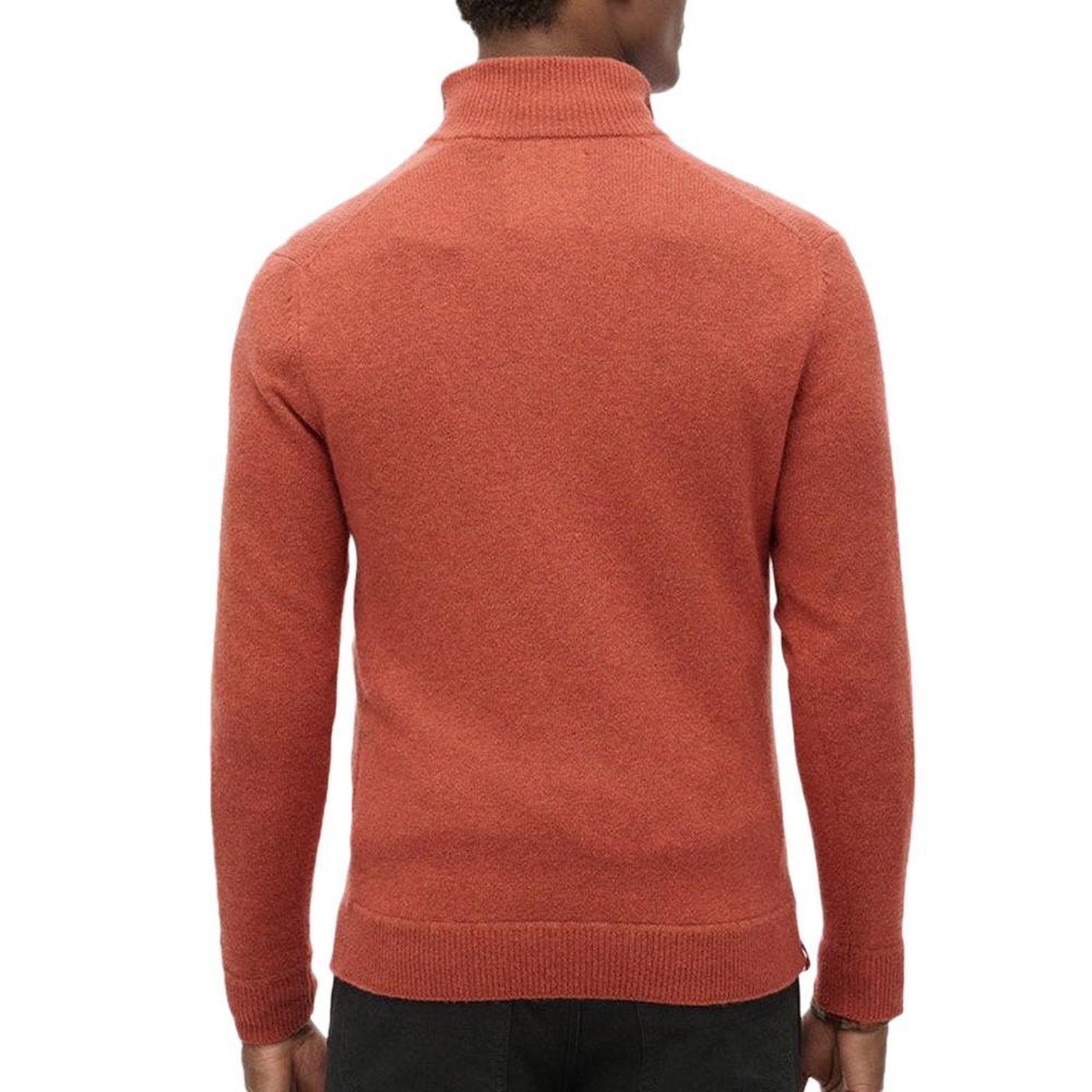 Voir la diapositive 3 : SUPERDRY Pull orange homme superdry essential