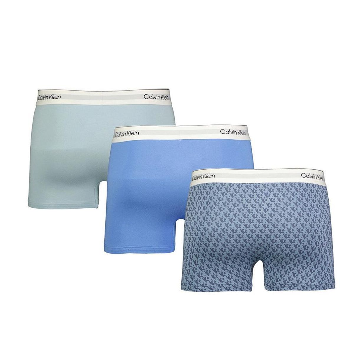 CALVIN KLEIN JEANS X3 Boxers /Bleu Homme Calvin Klein Jeans Trunk