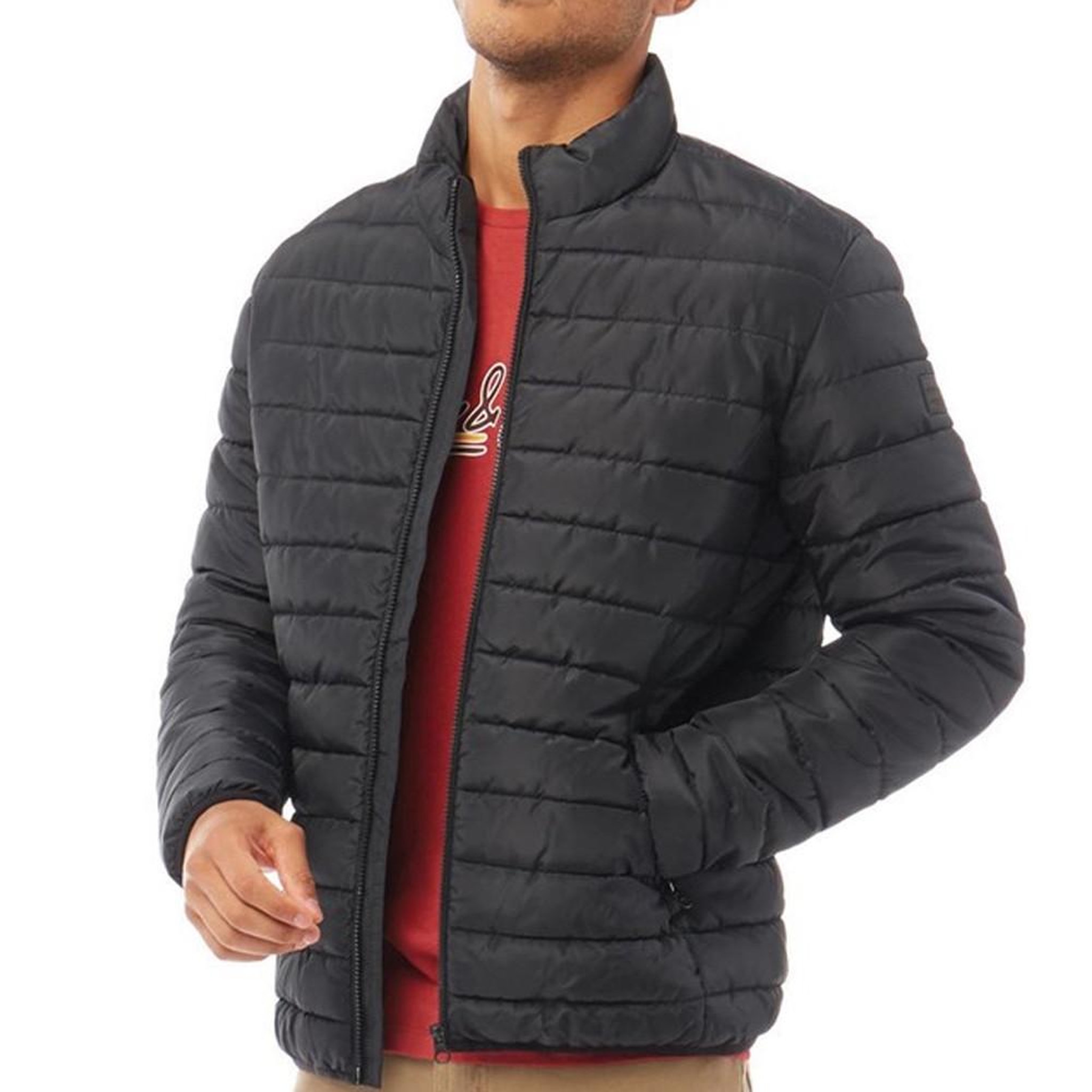 Voir la diapositive 2 : Jack & Jones Doudoune noire homme jack & jones wing stand
