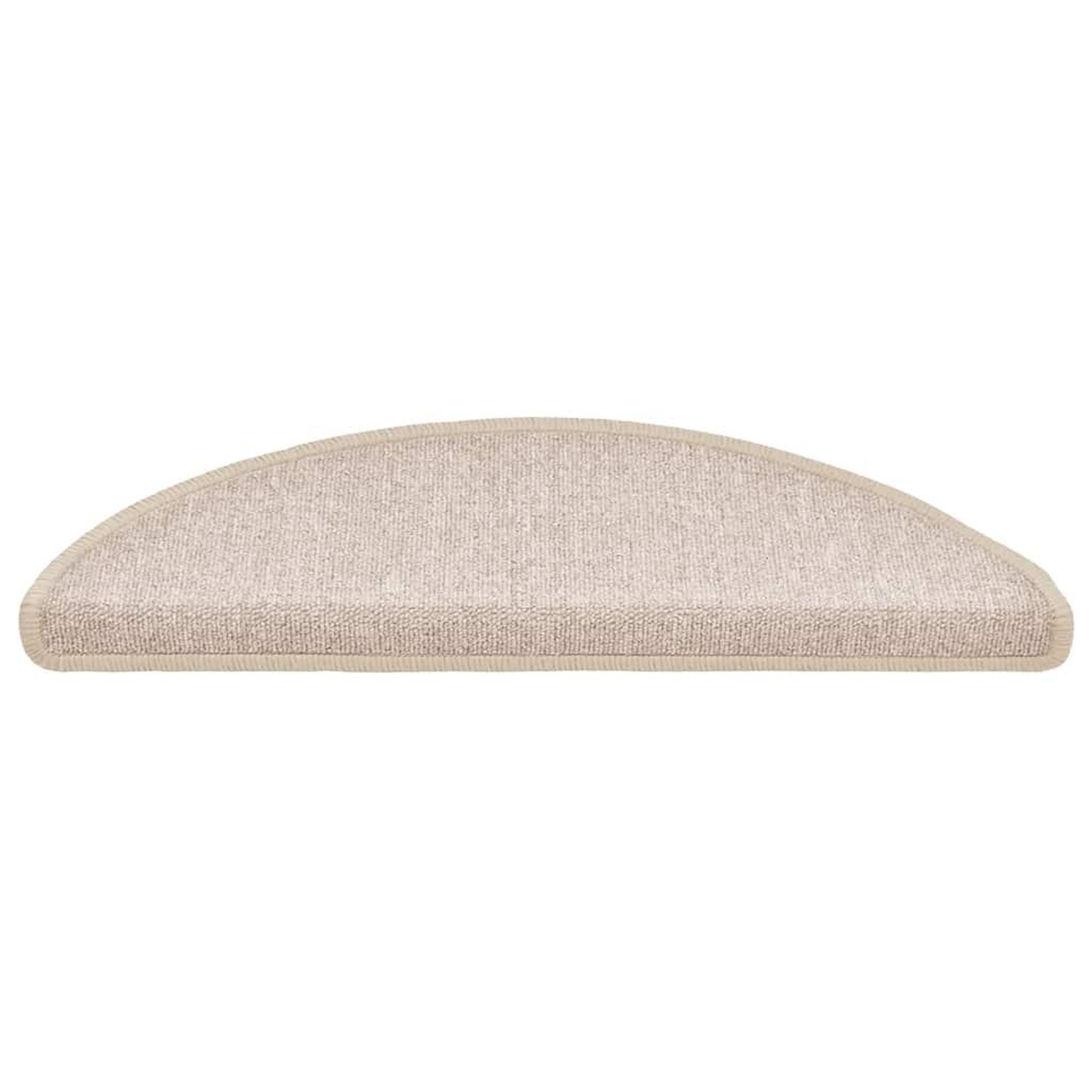 Voir la diapositive 3 : VIDAXL Tapis d'escalier 20 pcs taupe 56x17x3 cm
