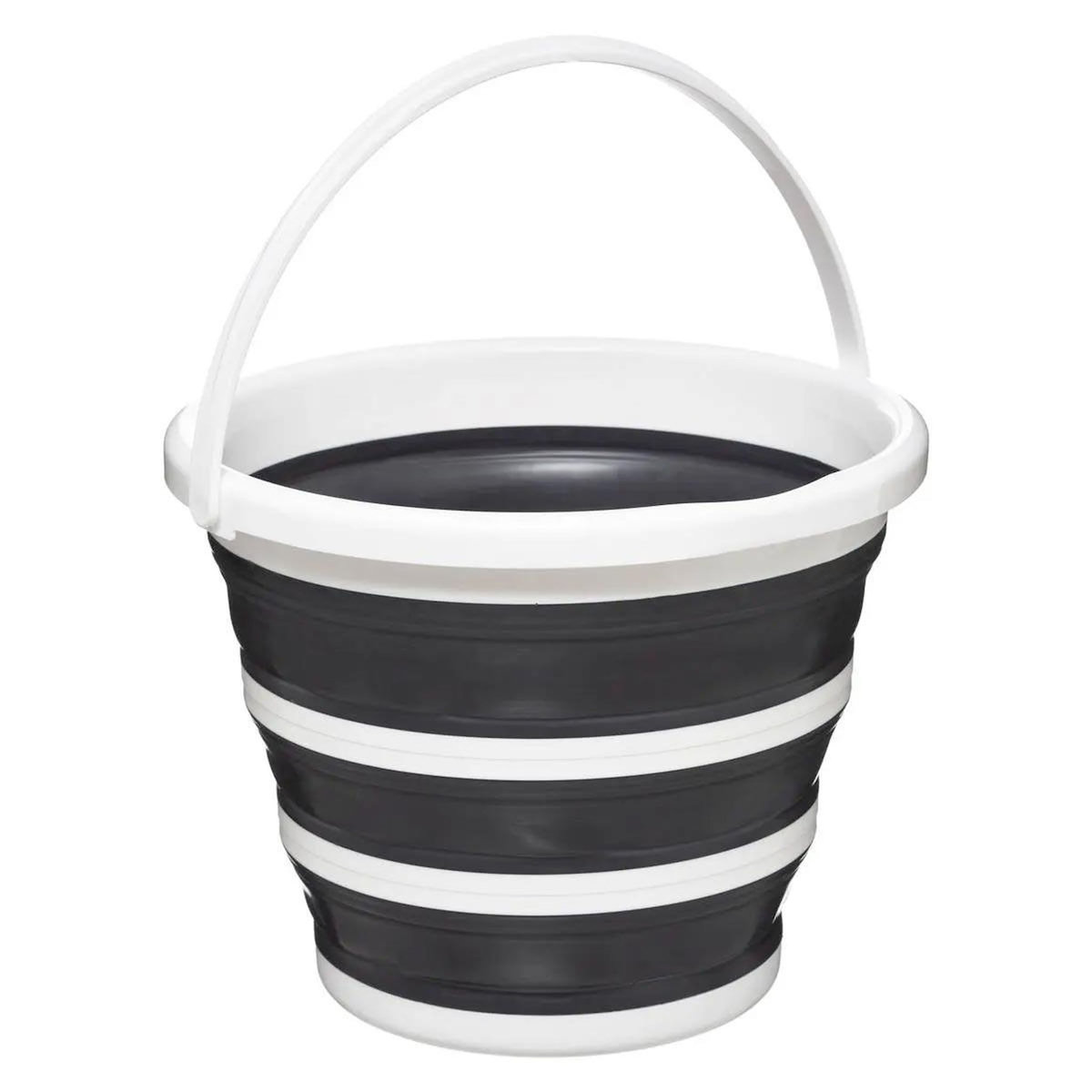 FIVE Seau Pliable 10L  Bucket  32cm Gris