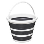 FIVE Seau Pliable 10L  Bucket  32cm Gris