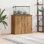 Voir la diapositive 3 : VIDAXL Support d aquarium chêne artisanal 81x36x73 cm bois ingénierie