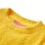 VIDAXL Pull-over tricote pour enfants ocre fonce 116
