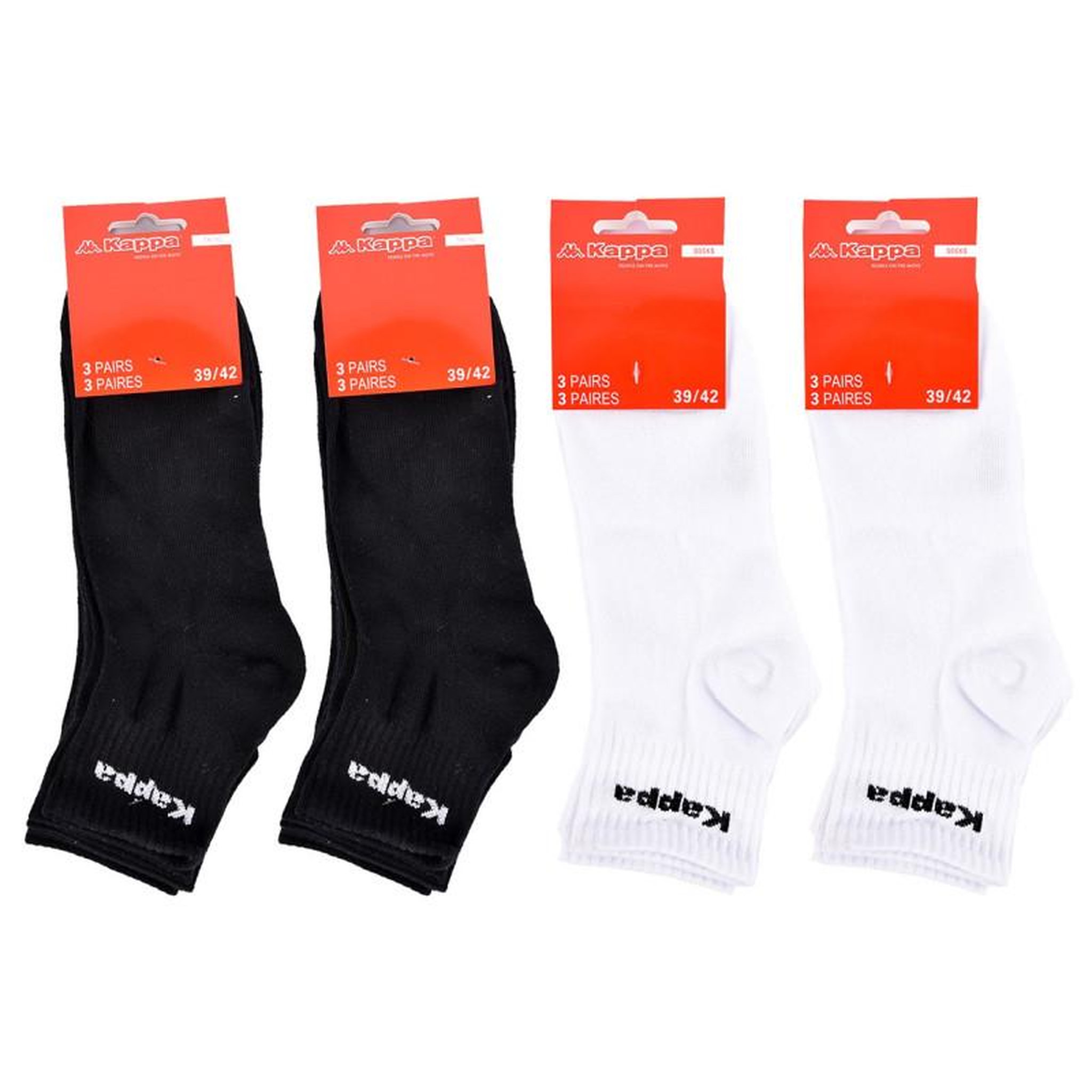 Voir la diapositive 3 : KAPPA Chaussettes Homme QUARTER KAPPA