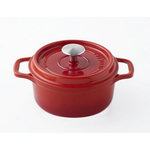 Invicta Cocotte ronde en fonte émaillée 32cm rubis - puv402320