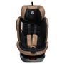 Voir la diapositive 3 : BEBELISSIMO BEBELISSIMO - Siège auto Isofix - pivotant 360 ° - groupe 0+/1/2/3 - (0-36kg) - i-Leto - beige - protections latérales