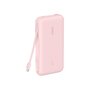 Voir la diapositive 2 : Belkin Batterie externe 20000 mAh avec cable USB-C intégre pink
