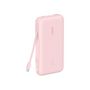 Voir la diapositive 2 : Belkin Batterie externe 20000 mAh avec cable USB-C intégre pink