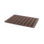 Voir la diapositive 1 : LEKUE Tapis 48 macarons silicone marron - 0231440m02m067